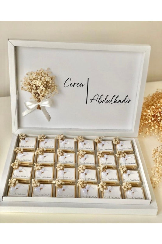 Nişan Söz Düğün Nikah Kız Isteme Çikolatası Bohça Çikolatası Hediye Çikolata